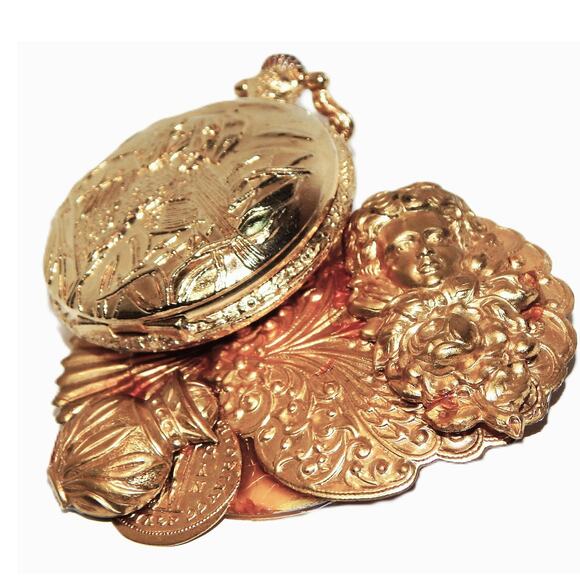 3 .5" Vintage 80's OOAK Rare Collage Assembled Mixed Materials Art Piece Brooch - Picture 6 of 9